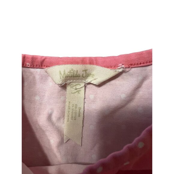 Matilda Jane Perfectly Paired Love You Dots Lap Dress Size 4 Excellent VERY gent - Picture 4 of 6